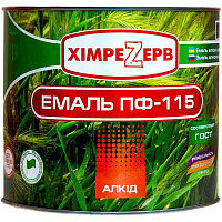 Эмаль Химрезерв ПФ-115 зеленая 2.5 кг