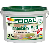 Краска латексная Feidal Innenlatex Matt мат белый 5л 
