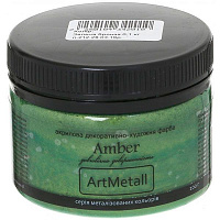 Декоративная краска Amber акриловая зеленая бронза 0.1кг