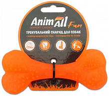Игрушка для собак AnimAll Кость 12 см оранжевая 88112
