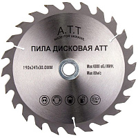 Пиляльний диск A.T.T.  190x30x1.7 Z24
