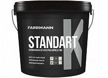 Декоративная штукатурка короед Farbmann Standart k 25 кг белый