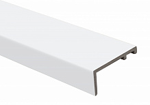 Наличник пластик (ПВХ) прямоугольная ОМиС 8х80х2200 мм белый silk matt 