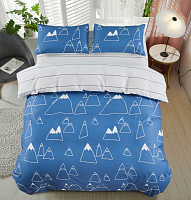 Комплект постельного белья Montana 1,5 синий La Nuit 