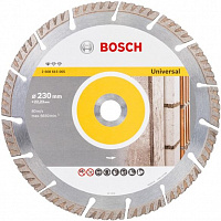 Диск алмазный отрезной Bosch Standard Universa 230x2,6x22,2 армированный бетон, бетон, кирпич 2608615065