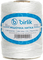 Нитка мешкозашивочная Birlik полипропиленовая 1,6 мм белый 0,25 кг