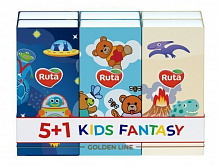 Носовые платочки в коробке Ruta Kids Fantasy 6 шт.