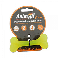 Іграшка для собак AnimAll Кістка 8 см жовта 88101