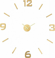 Часы настенные Сделай сам классик 60х60 см золотистый
