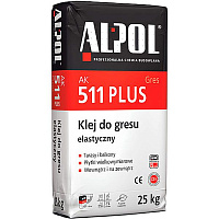 Клей для плитки Alpol высокоэластичный AK 511 PLUS 25кг