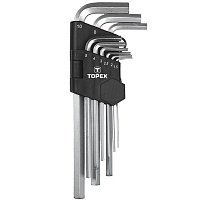 Набір ключів шестигранних Topex 35D956
