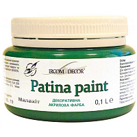 Декоративная краска Ircom Decor Patina paint Малахит 0,1 л