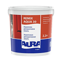 Эмаль акриловая Aura® Luxpro Remix Aqua TR база под тонировку полумат 2,2л