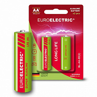 Батарейка Euroelectric AA LR6 1,5V щелочная 2 шт. (BL-AA-EE(2))