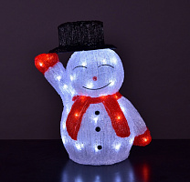 Фигурка с подсветкой Bright Source Ltd. Снеговик 30х20х38 см светодиодная (LED) 60 ламп 38 см 