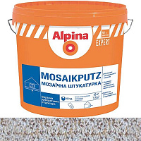 Декоративная штукатурка мозаичная Alpina Expert Mosaikputz 13 16 кг коричневыйоранжевыйбелый