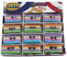Ластик для карандашей 4972 разноцветная Stripes CLASS
