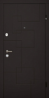 Дверь входная Abwehr АМ-466 096П (V) (ШБр + Б) Avers + Kale НЧ шагрень бронза / белый 2050x960 мм правая