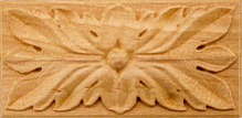 Декоративная панель деревянная розетка 4 шт, RZ.10.40 20х40x4 мм 