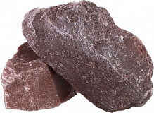 Камни для сауны Наш шлях Малиновый кварцит 100-150 мм. 20 кг