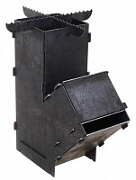Мангал-печь Steelgroup турбо 3 398х330х480 мм