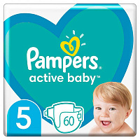 Подгузники Pampers Active Baby 5 11-16 кг 60 шт.