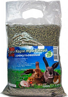 Корм Topsi травяной гранулированный для грызунов, 1кг