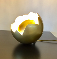 Настільна лампа декоративна Spazio Luce Kalos/L200 1x40 Вт E14 золото 