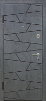 Дверь входная TM Riccardi Стандарт 5-С BG бетон темный / дуб юджин 2050x960 мм левая