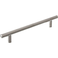 Мебельная ручка 160 мм матовый никель L530-160/220 SATIN NICKEL