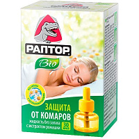 Жидкость РАПТОР Bio Защита от комаров 30 ночей