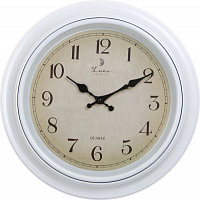 Часы настенные Bristol белые 39,8 см