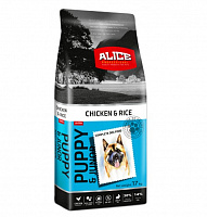 Корм сухой для всех пород ALICE Puppy&Junior с курицей 17 кг