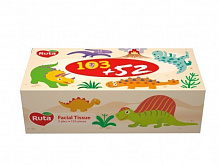 Салфетки гигиенические в коробке Ruta Kids Мix collection в ассортименте 155 шт.