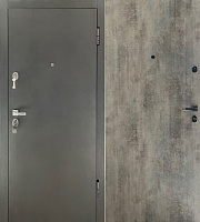 Дверь входная Tarimus Амарэ антрацит / бетон светлый 2050х860 мм левая