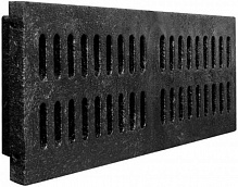 Решетка дождеприемника POLIMERPLAST 1000x310 мм A15 без замка черный