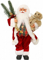 Декоративная фигура Дед Мороз красно-зеленый S16175C 40 см 