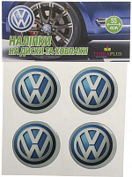 Наклейка TERRAPLUS на колпаки и диски Volkswagen 55 мм