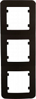 Рамка трехместная Makel Lillium Natural вертикальная коричневый