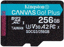 Карта памяти Kingston microSDXC 256 ГБ Class 10 (SDCG3/256GBSP) 
