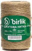 Нитка джутовая Birlik 1,1 мм коричневый 0,2 кг