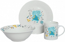 Набор детской посуды Smart Elephant Happy Go