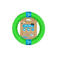 Игрушка для собак PitchDog кольцо для апортировки d 20 см салатовое
