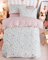Комплект постельного белья Thumbelina 1,5 розовый с белым La Nuit 