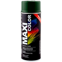 Эмаль Maxi Color аэрозольная RAL 6009 RAL 6009 зелена ялинка глянец 400 мл