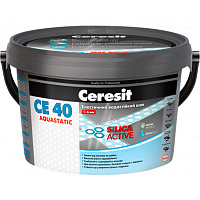 Фуга Ceresit СЕ 40 Aquastatic 191 2 кг ледяная глазурь 