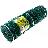 Сетка заградительная Клевер декоративная 50х50/1х20 темно-зеленая