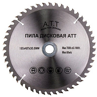 Пильный диск A.T.T.  185x30x1.7 Z48
