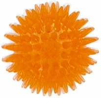 Игрушка для собак AnimAll GrizZzly 9994 Колючий мяч оранжевый