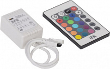 Контроллер IEK 12 В 72 Вт Eco с ПДУ ІК RGB 3 канала
